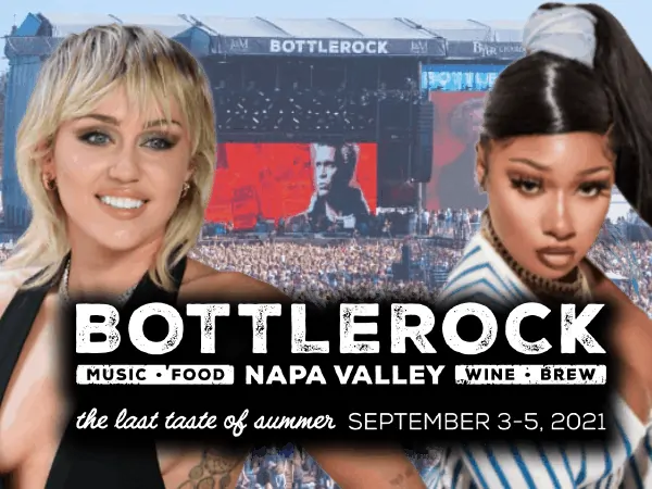 BottleRock Napa Valley 2021 with Miley Cyrus and Megan Thee Stallion